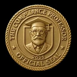 Professional compliance training certificate stamp - Verifiable and auditable certification